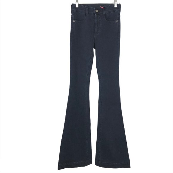 Stella McCartney Denim - Stella McCartney Jeans Flare Blue Black Cotton Ble